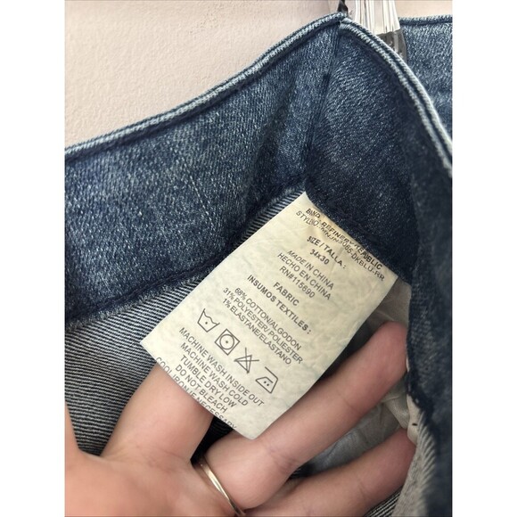 Refinery Republic Men's Ribbed Jeans, Slim Fit, 34x30, Denim, Stretch, Casual - Picture 5 of 8